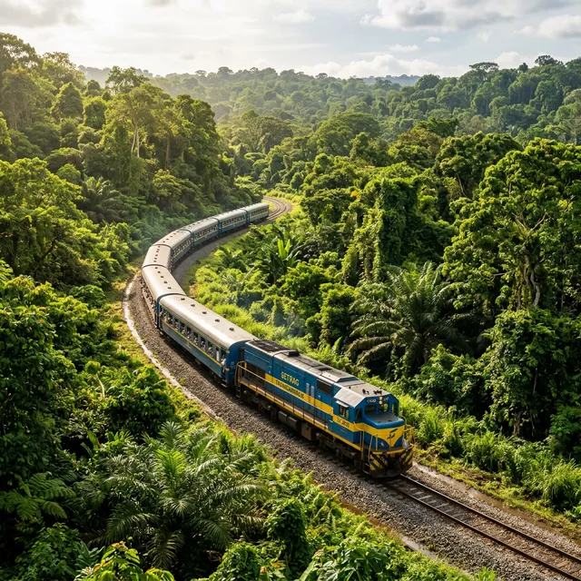 Train Transgabonais - Traveling to Lopé Hotel